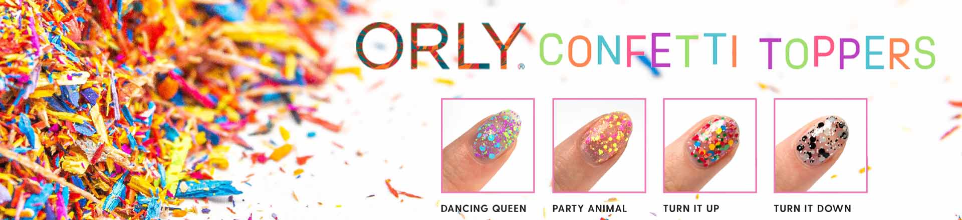 ORLY CONFETTI TOPPERS